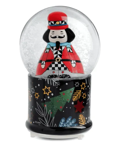 EGAN nutcracker christmas snow globe (10cm x 16cm))