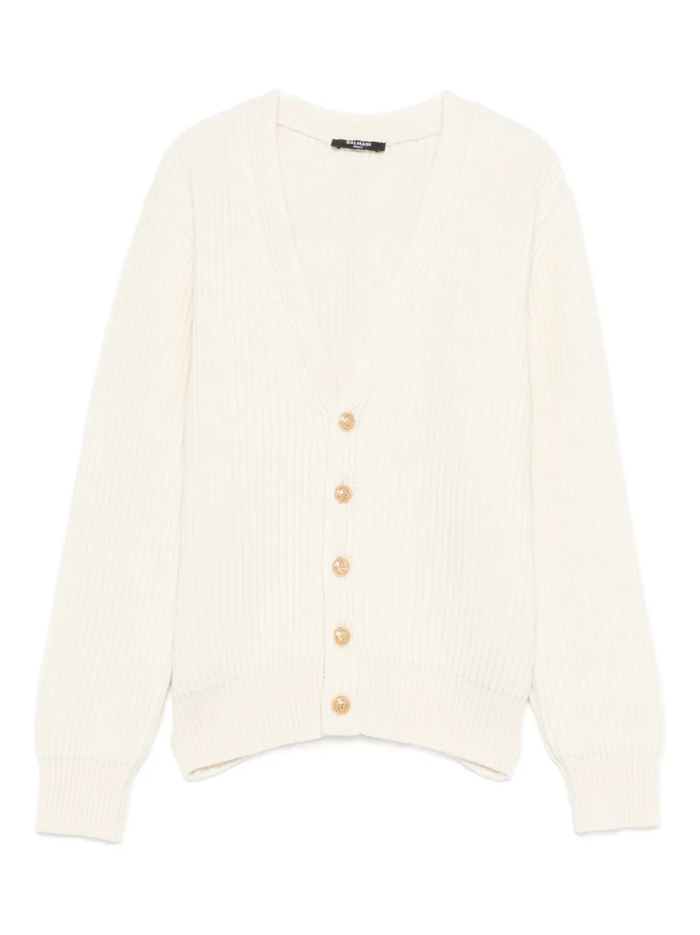 Balmain Kids V-neck cardigan - Bianco