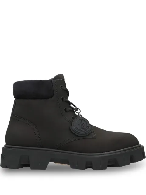 Moncler Peak City suede hiking boots