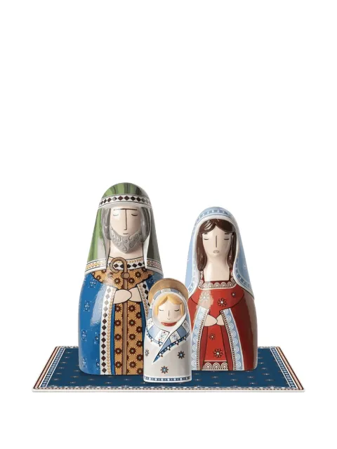 EGAN Holy Family Christmas Rug sculpture