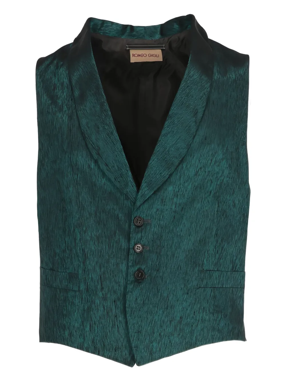 Romeo Gigli Pre-Owned 1990s single-breasted waistcoat | Green | Image 1