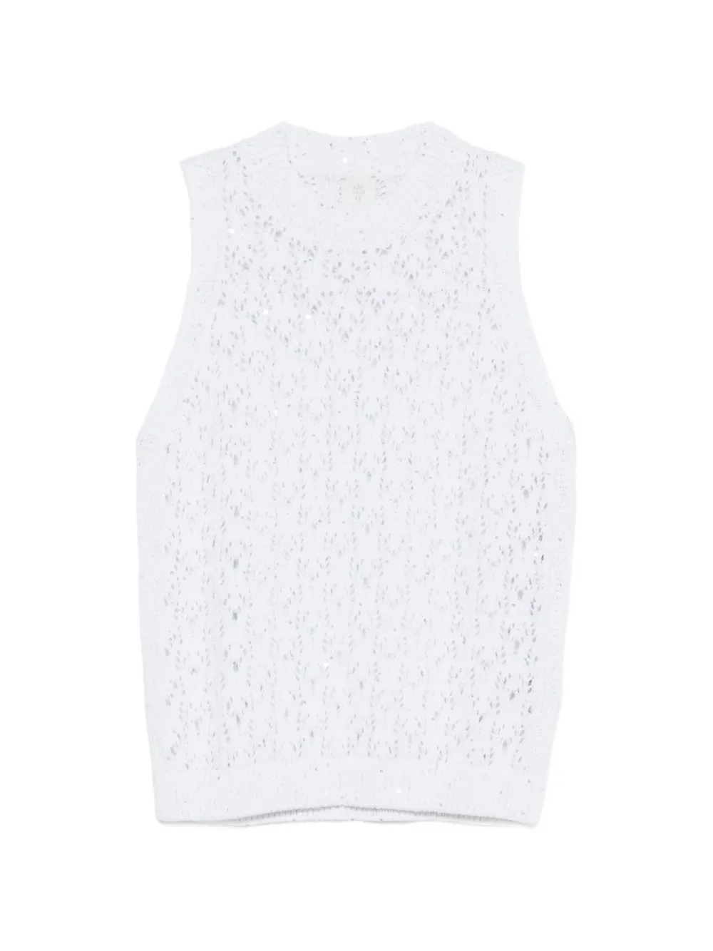 Eleventy open knit sweater - Bianco
