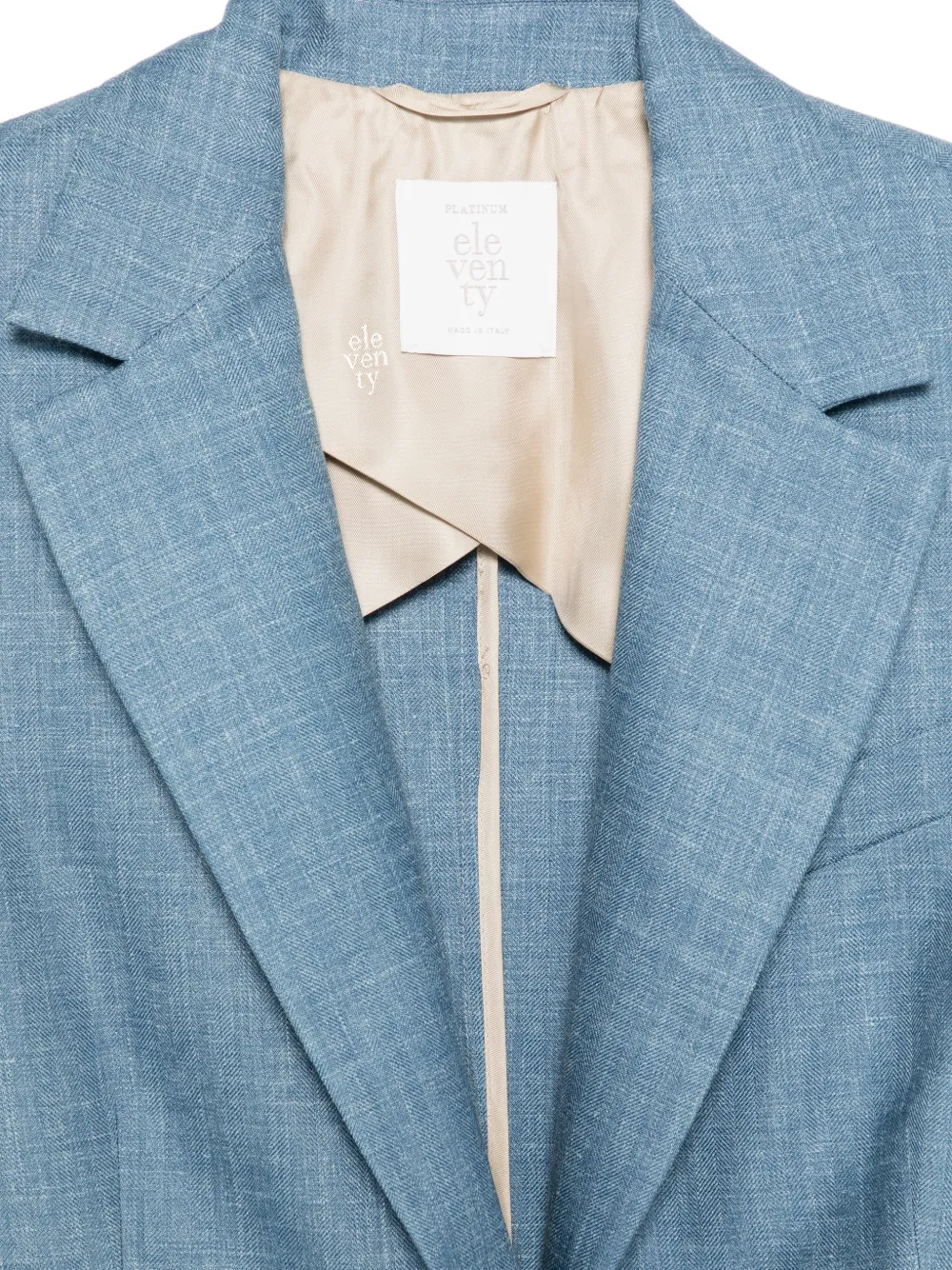  Eleventy Buttoned Pocket Blazer - Blue 