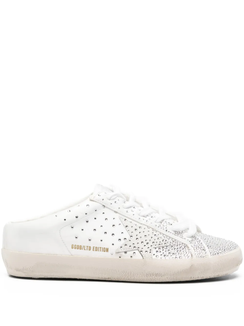 Golden Goose Sneakers Super-Star con decorazione - Bianco