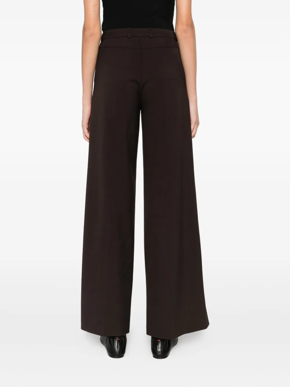 Rewind Wide Leg Trousers In Brown