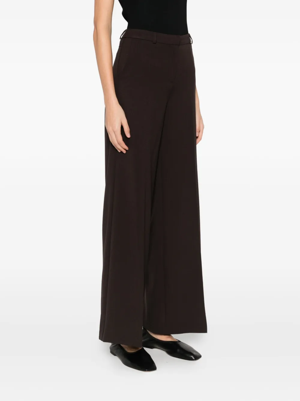 Rewind Wide Leg Trousers In Brown