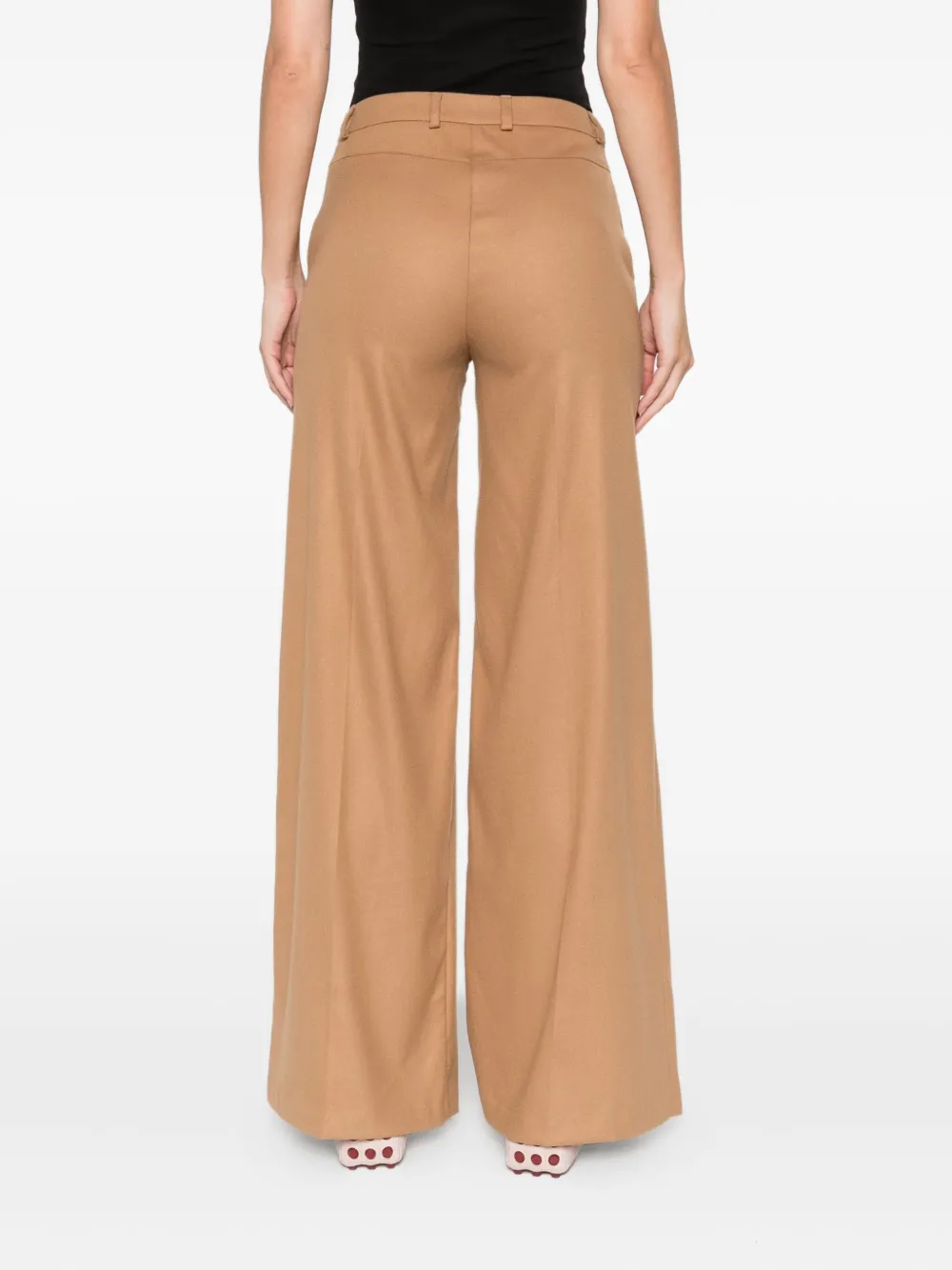 Rewind Belt-loops Pants In Brown