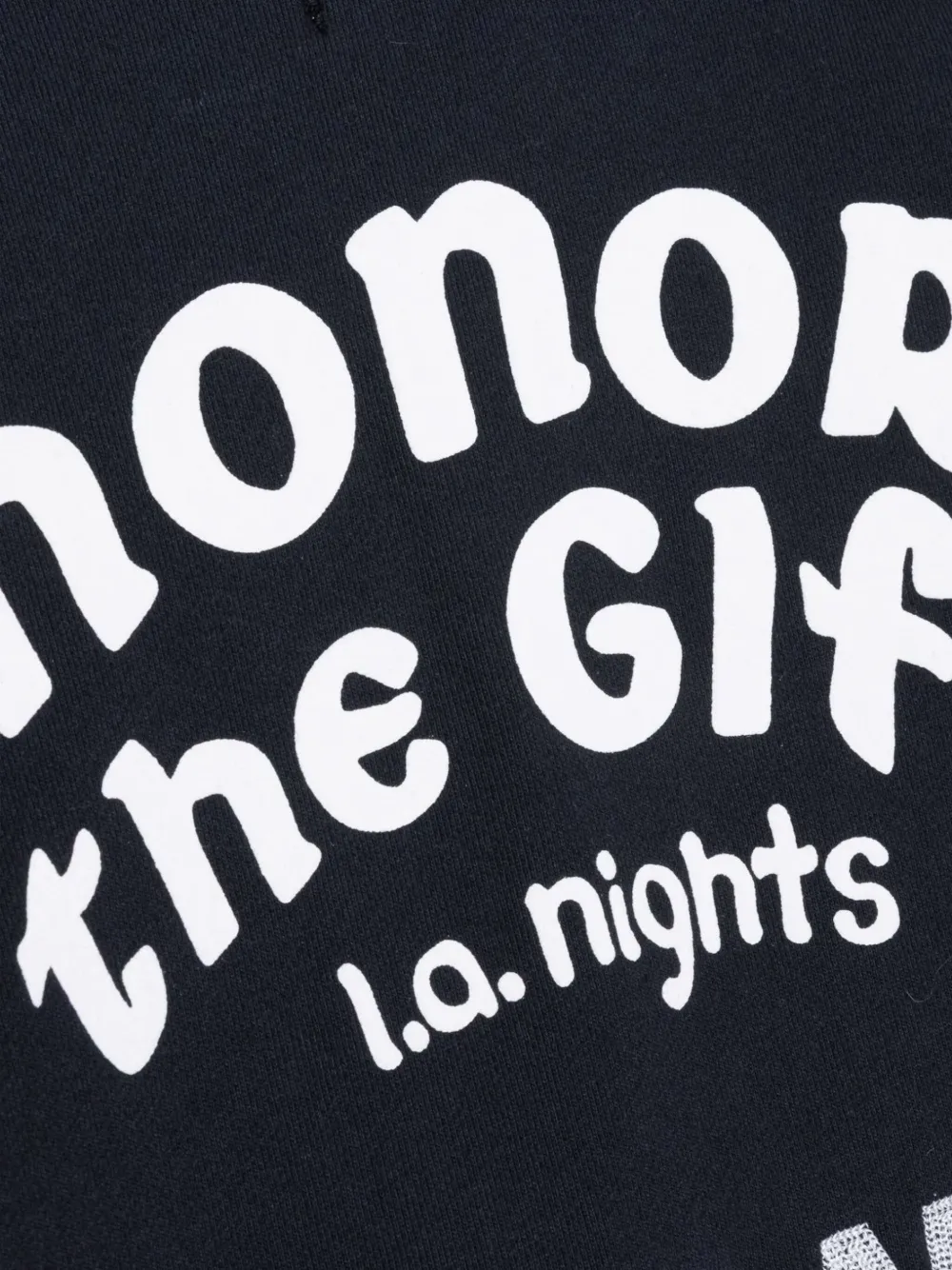 Honor The Gift T-shirt met logo en ronde hals Zwart