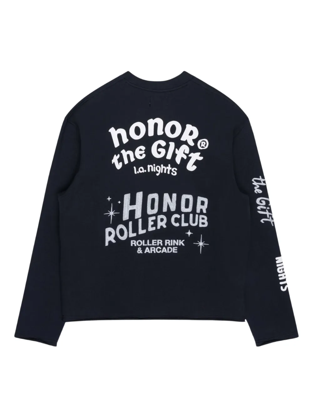 Honor The Gift logo crew-neck T-shirt - Zwart