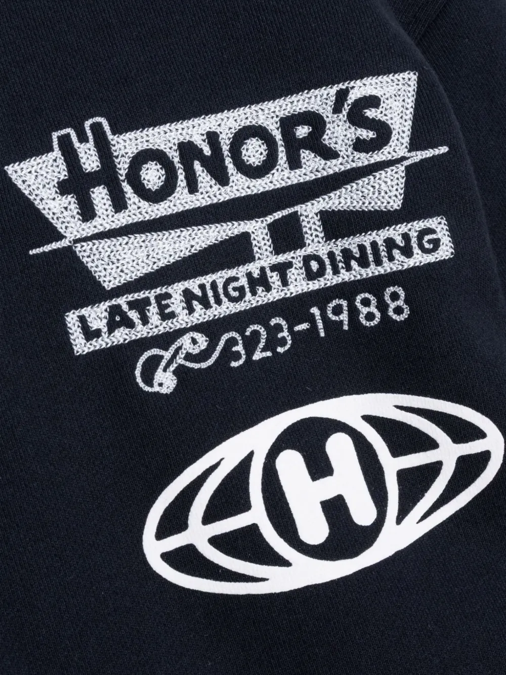 Honor The Gift T-shirt met logo en ronde hals Zwart