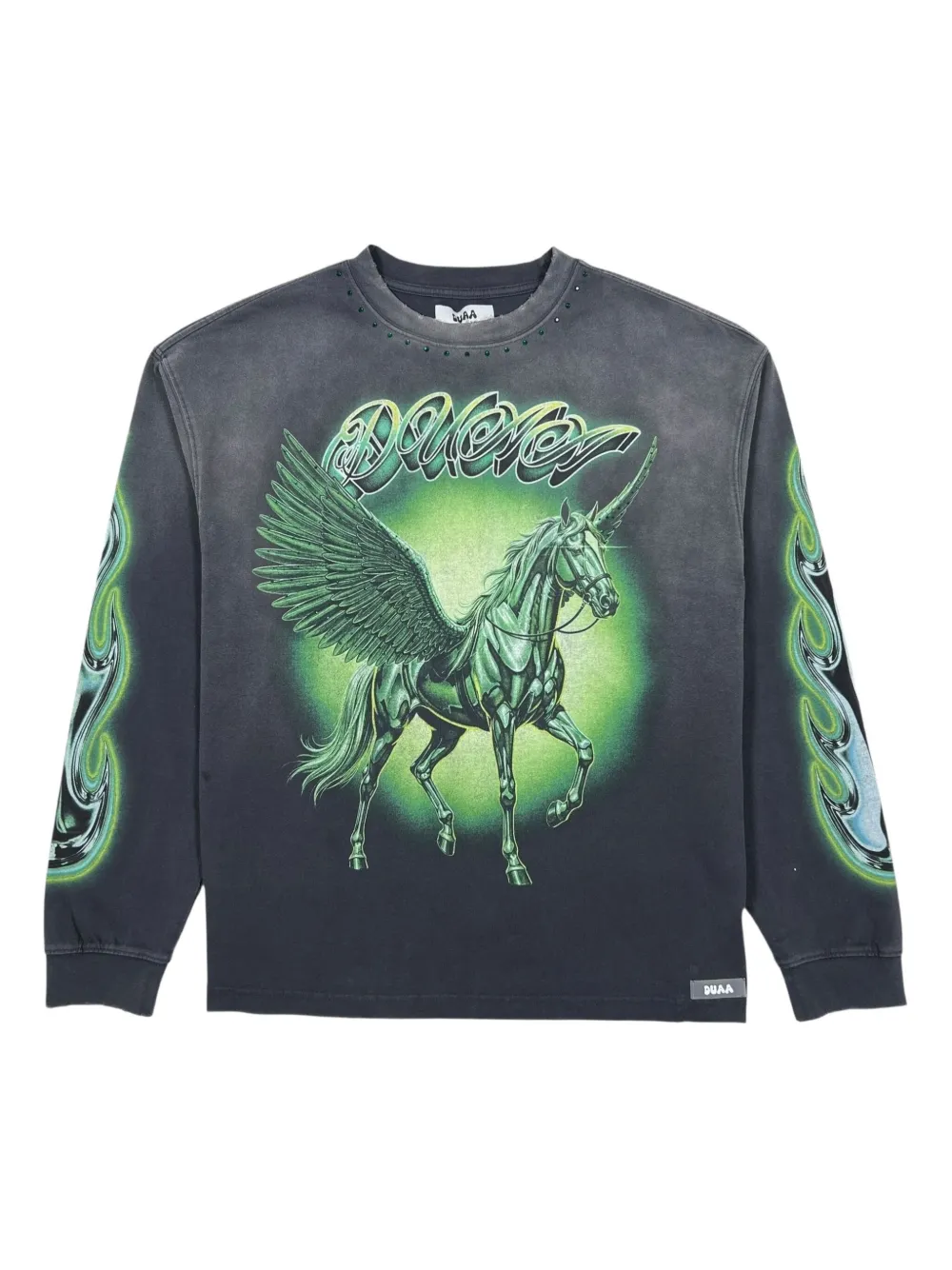 Duaa Unique Long-sleeve Shirt In Gray