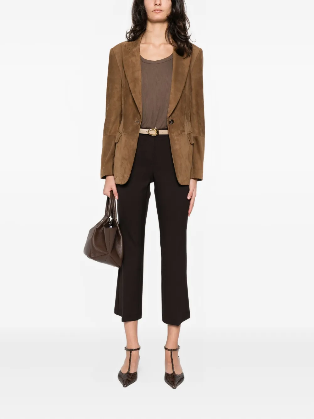 Rewind button trousers | Straight Trousers | Image 2