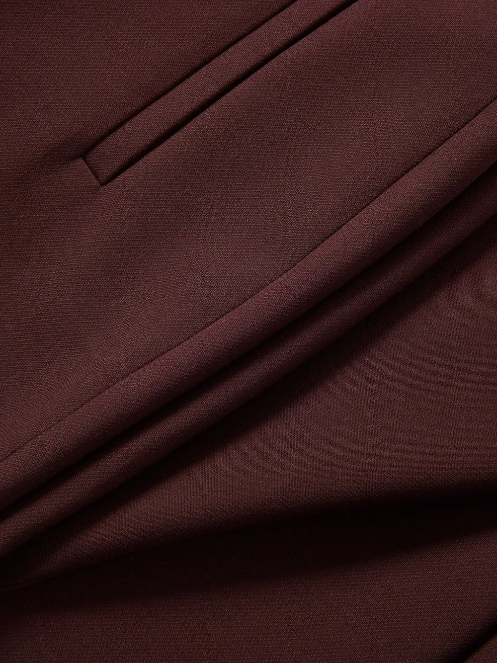 Veronica Beard Arte Kick-flare Pocket Trousers In Burgundy