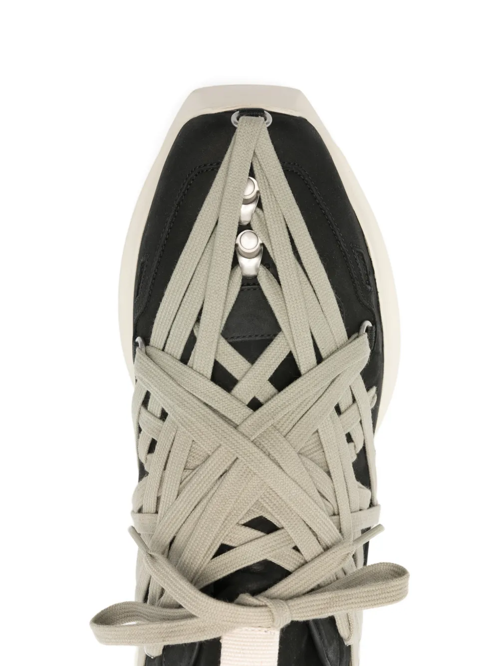 Rick Owens lace-up sneakers Zwart