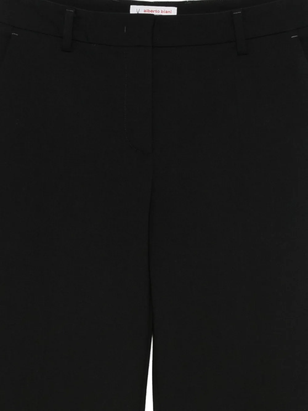 Alberto Biani Stretch Wool Pants In Black