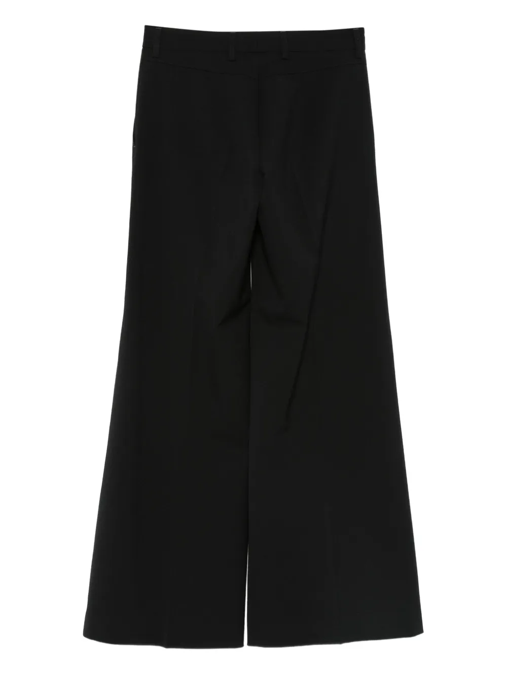 Alberto Biani Broek met wijde pijpen - Zwart