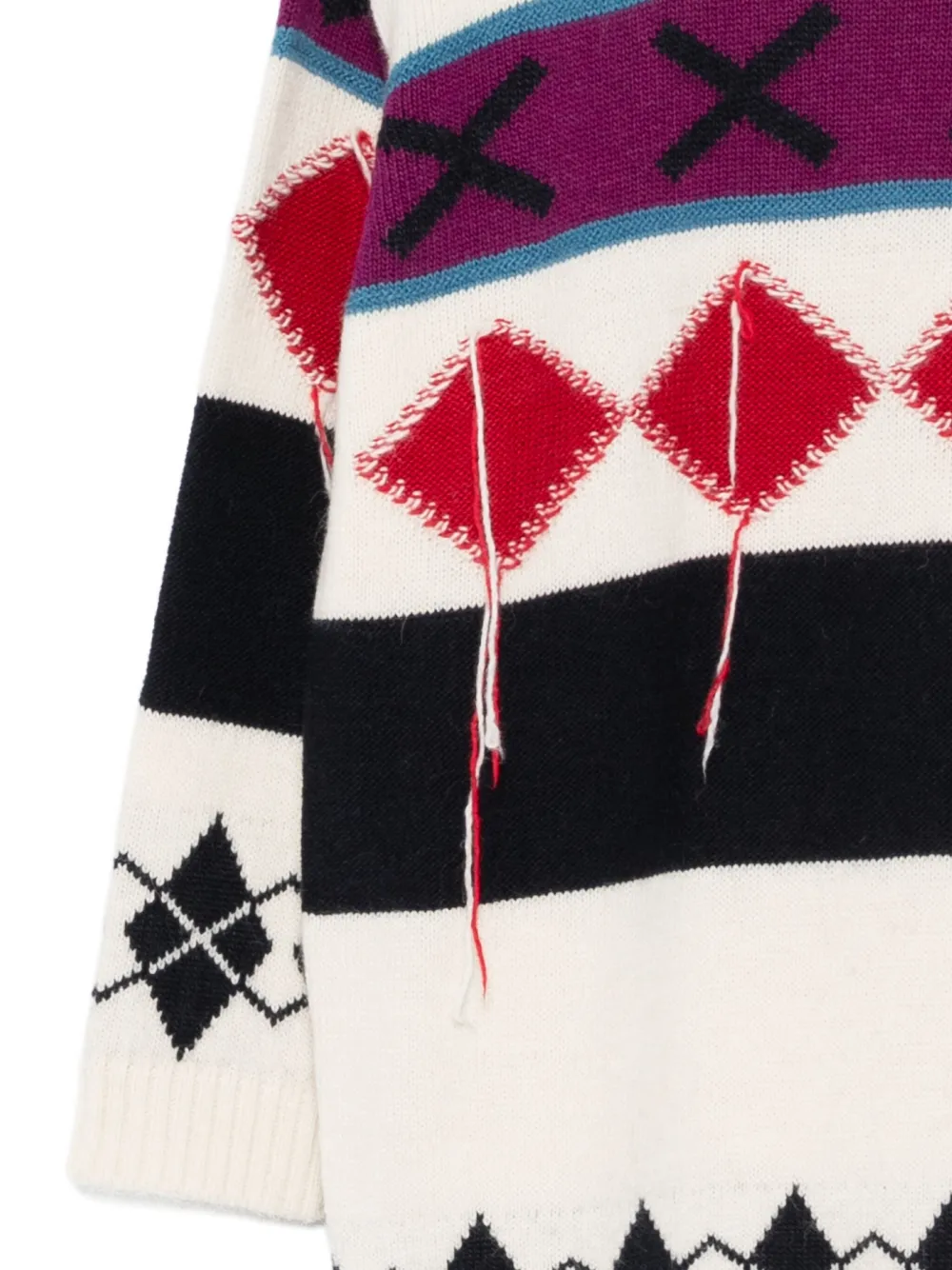 Iceberg Argyle-pattern Midi Dress In Neutral