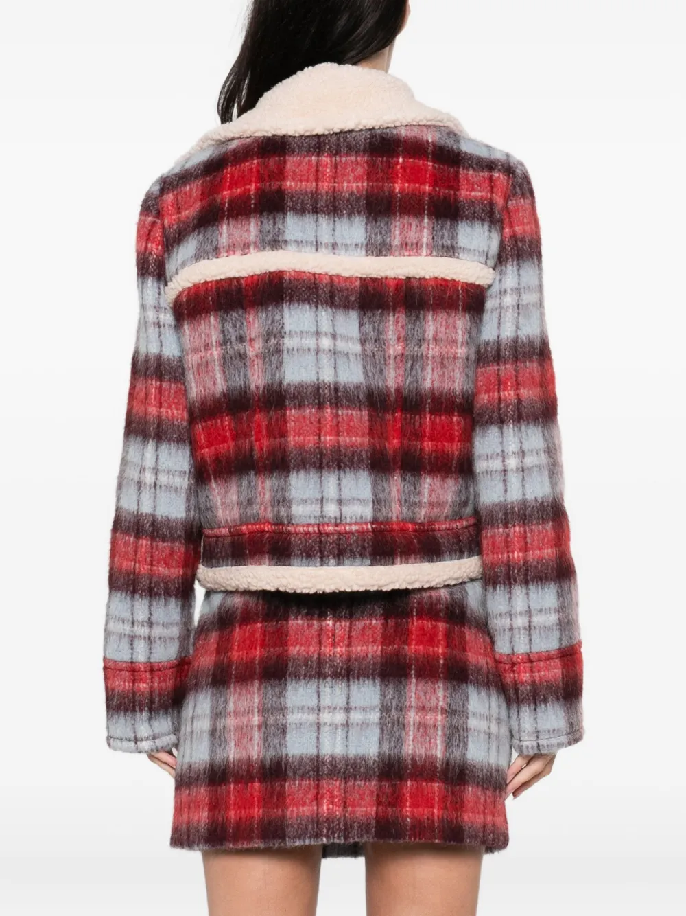 N°21 Checked Button Jacket In Multi