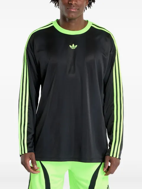 adidas T-shirt met jacquard en lange mouwen
