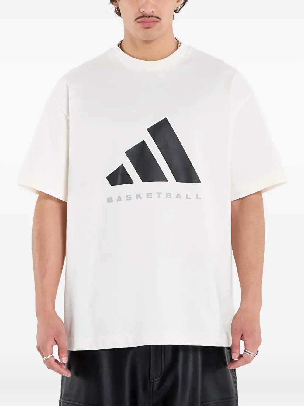 Basketball Logo-Print T-Shirt