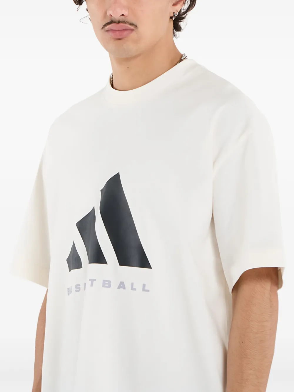 Basketball Logo-Print T-Shirt