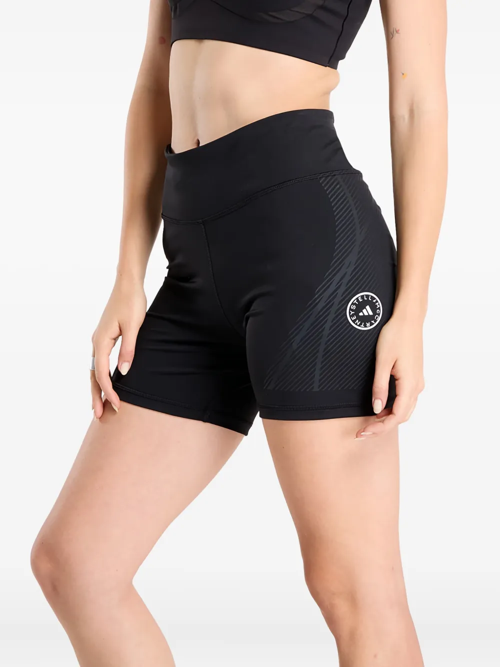 Adidas Originals Truepace Legging Shorts In Black