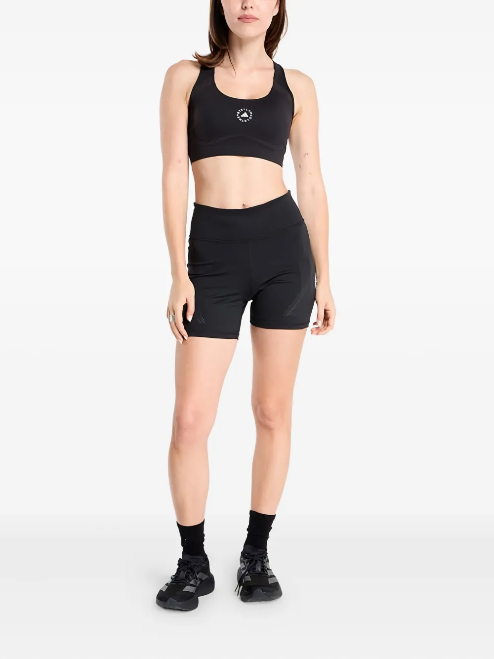 Adidas Originals Truepace Legging Shorts In Black