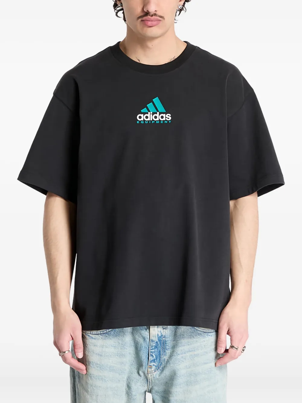 adidas playera Equipment | negro | Image 1