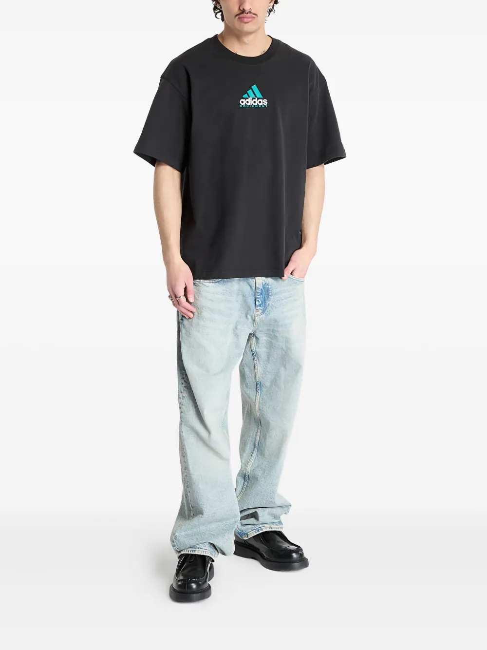 Adidas Equipment T-shirt met logo - Zwart