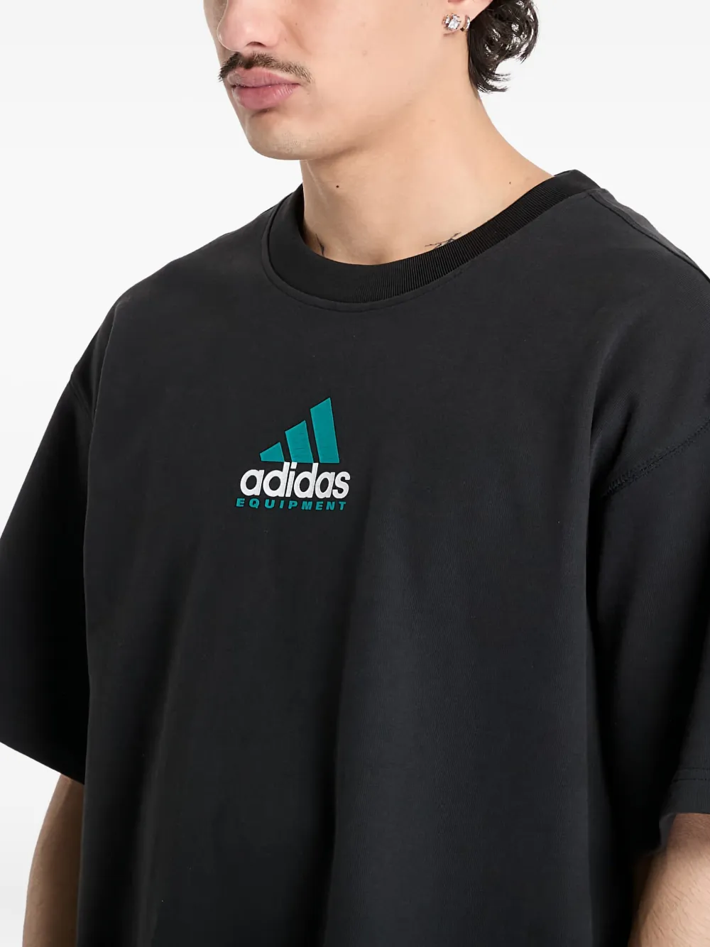 adidas Equipment T-shirt met logo Zwart