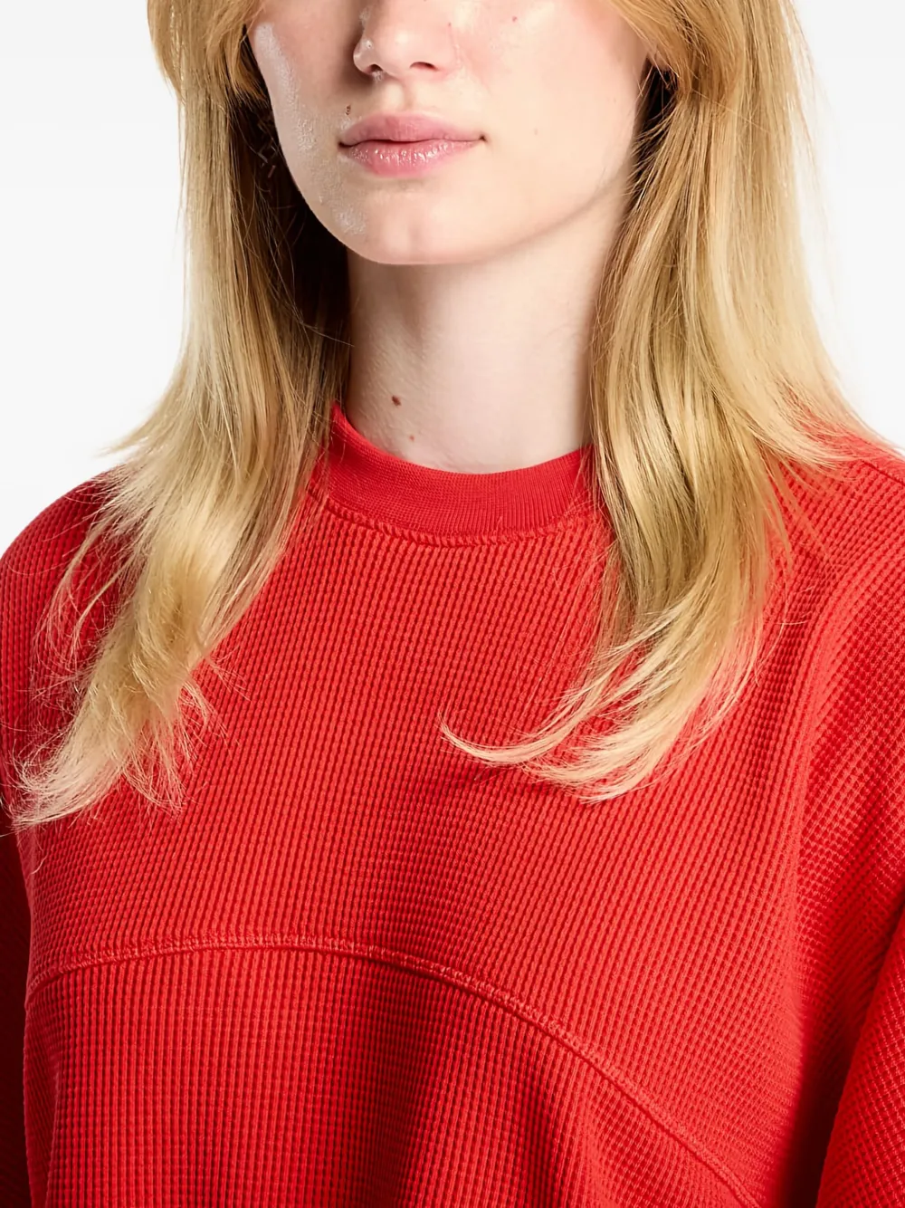 adidas La Cienega LS sweater met lange mouwen Rood