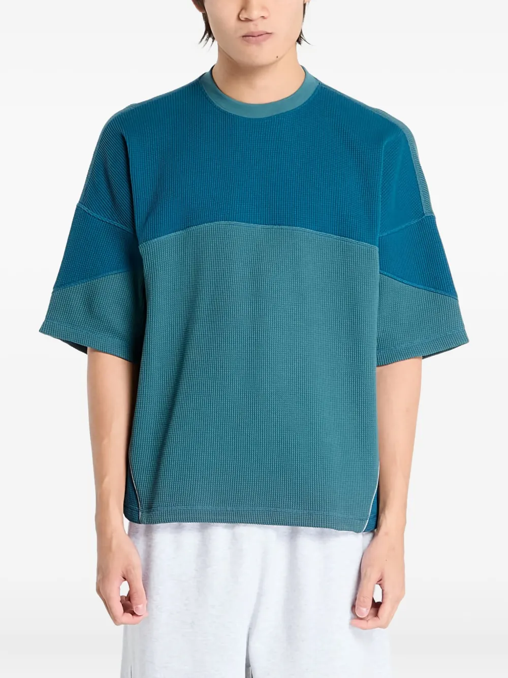 adidas x OG LA La Cienega SS colour-block T-shirt | Blue | Image 1