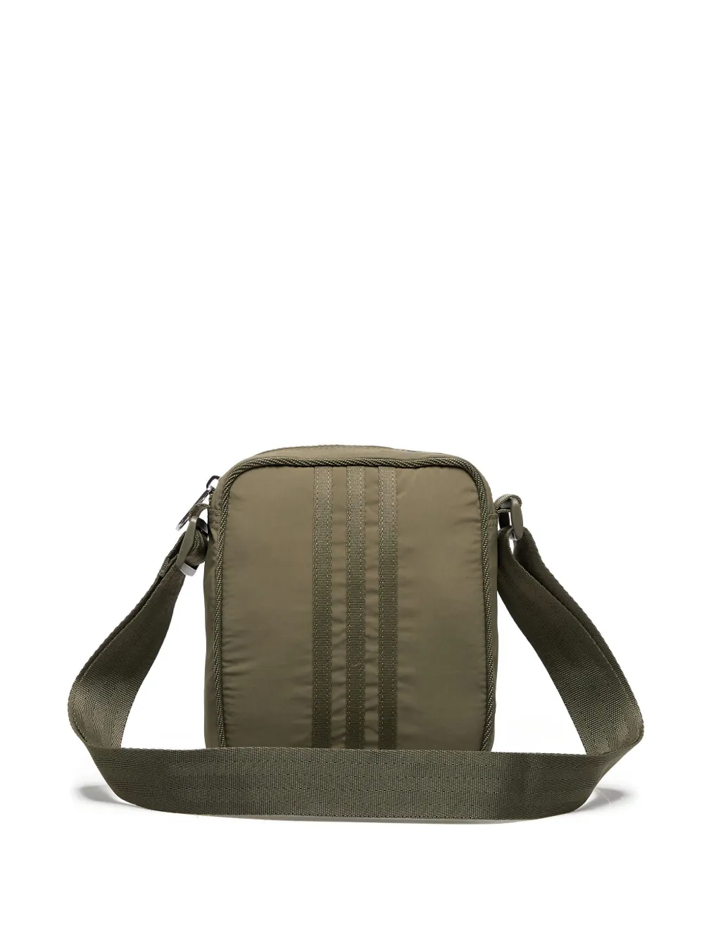 Adidas Originals Everyday Icons Embossed-logo Mini Bag In Green