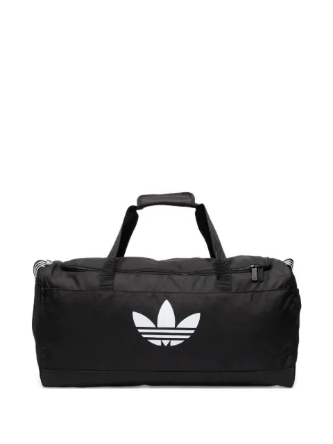 adidas logo-stripe duffle bag