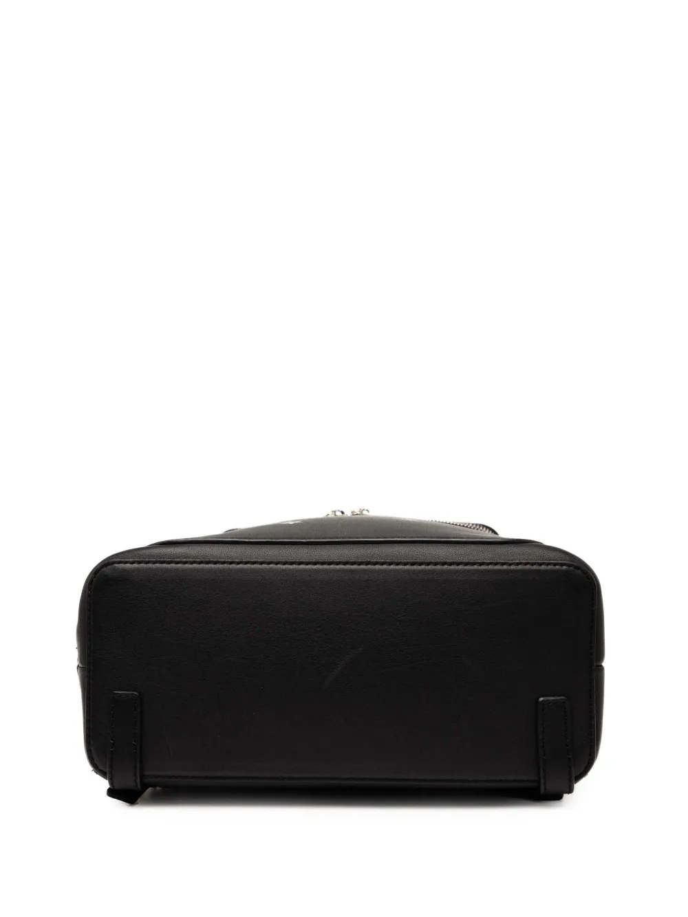 Pre-owned Loewe 2018 Small Leather Goya Stars Backpack In Black