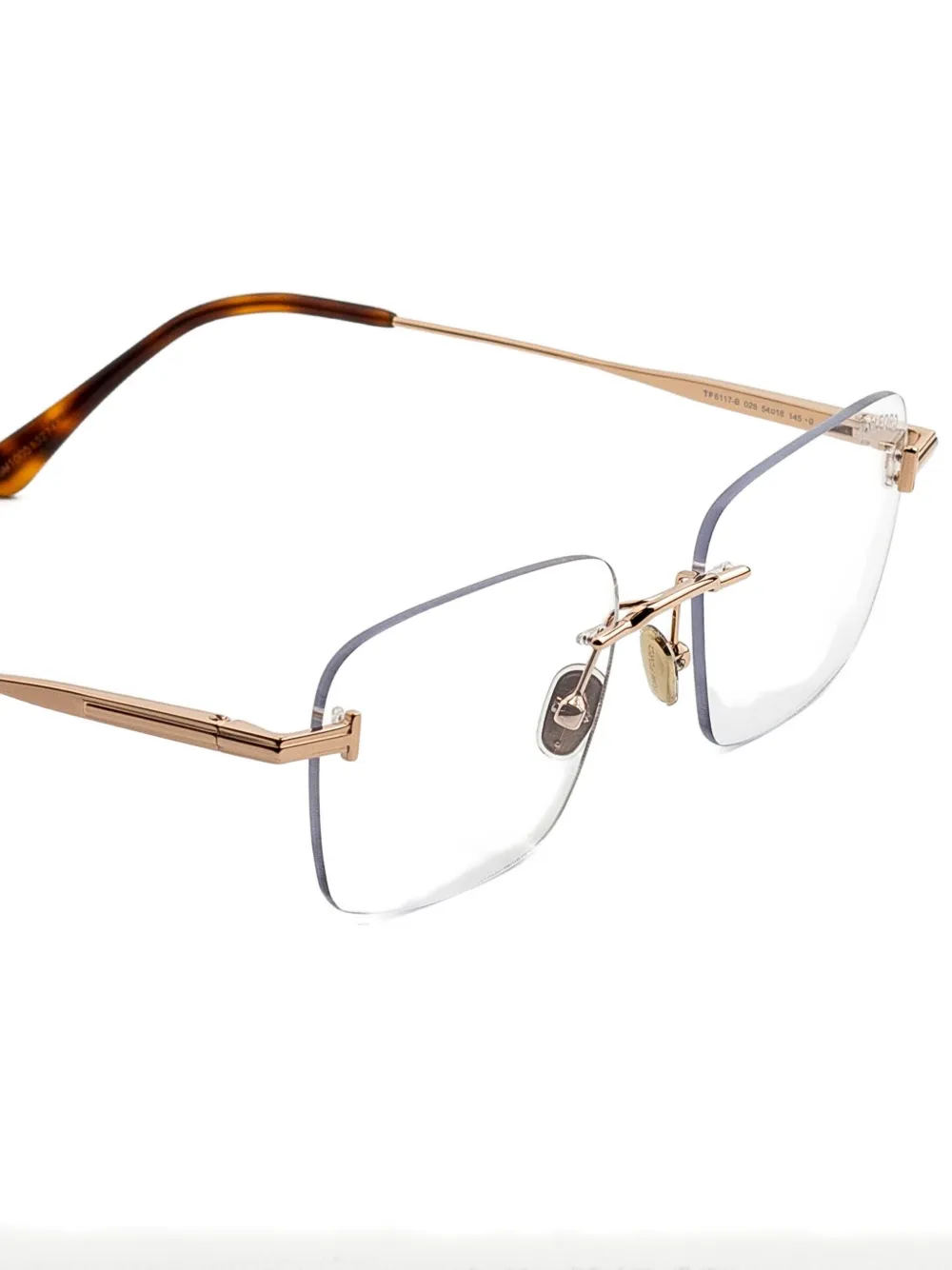 Tom Ford Rectangle Glasses In White