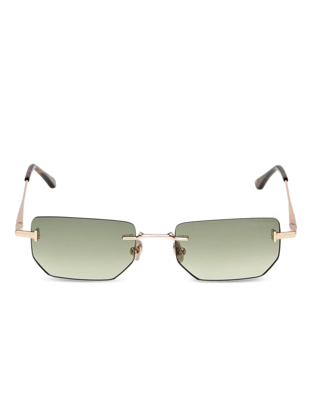 TOM FORD Eyewear rimless rectangle-frame sunglasses | or | Image 1