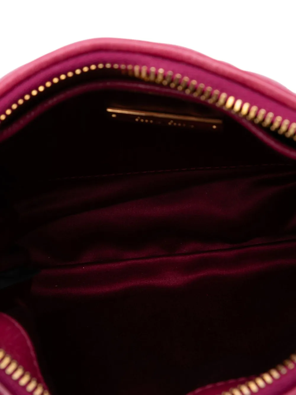 Pre-owned Miu Miu 2021-2025 Matelasse Lambskin Leather Crossboy Crossbody Bag In Pink