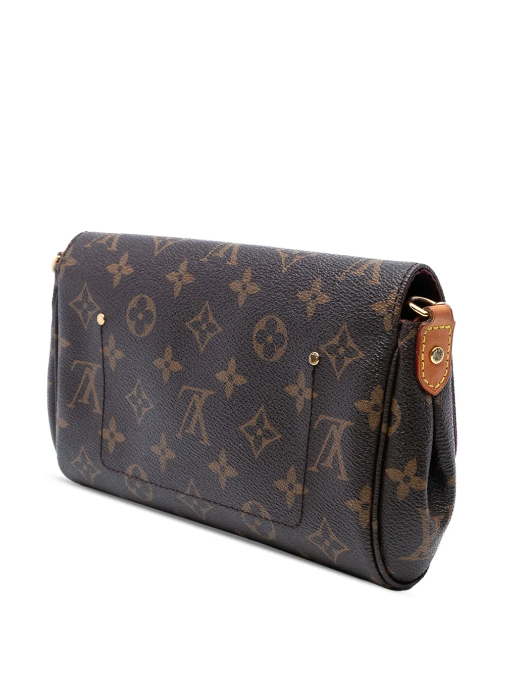 Pre-owned Louis Vuitton 2016 Monogram Favorite Pm Crossbody Bag In Brown