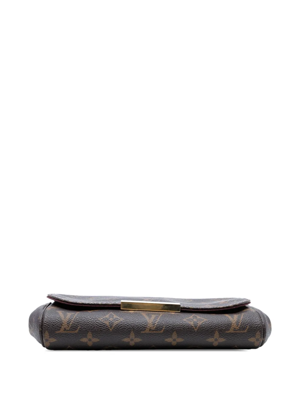 Pre-owned Louis Vuitton 2016 Monogram Favorite Pm Crossbody Bag In Brown