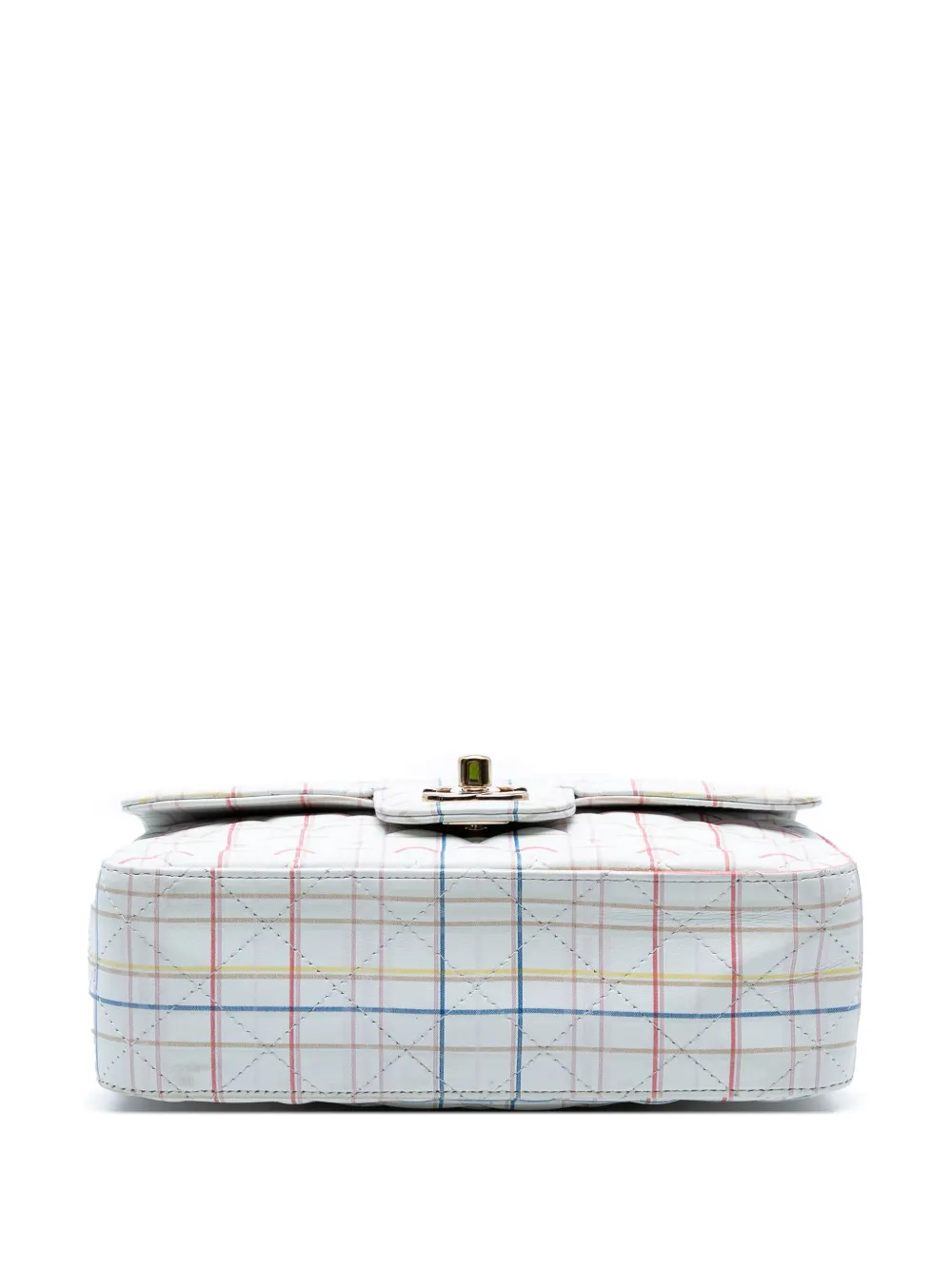 2019 Mini Rectangular Classic Printed Calfskin Single Flap Crossbody Bag