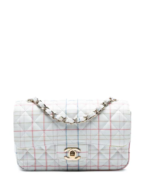 CHANEL Pre-Owned 2019 Mini Rectangular Classic Printed Calfskin Single Flap crossbody bag