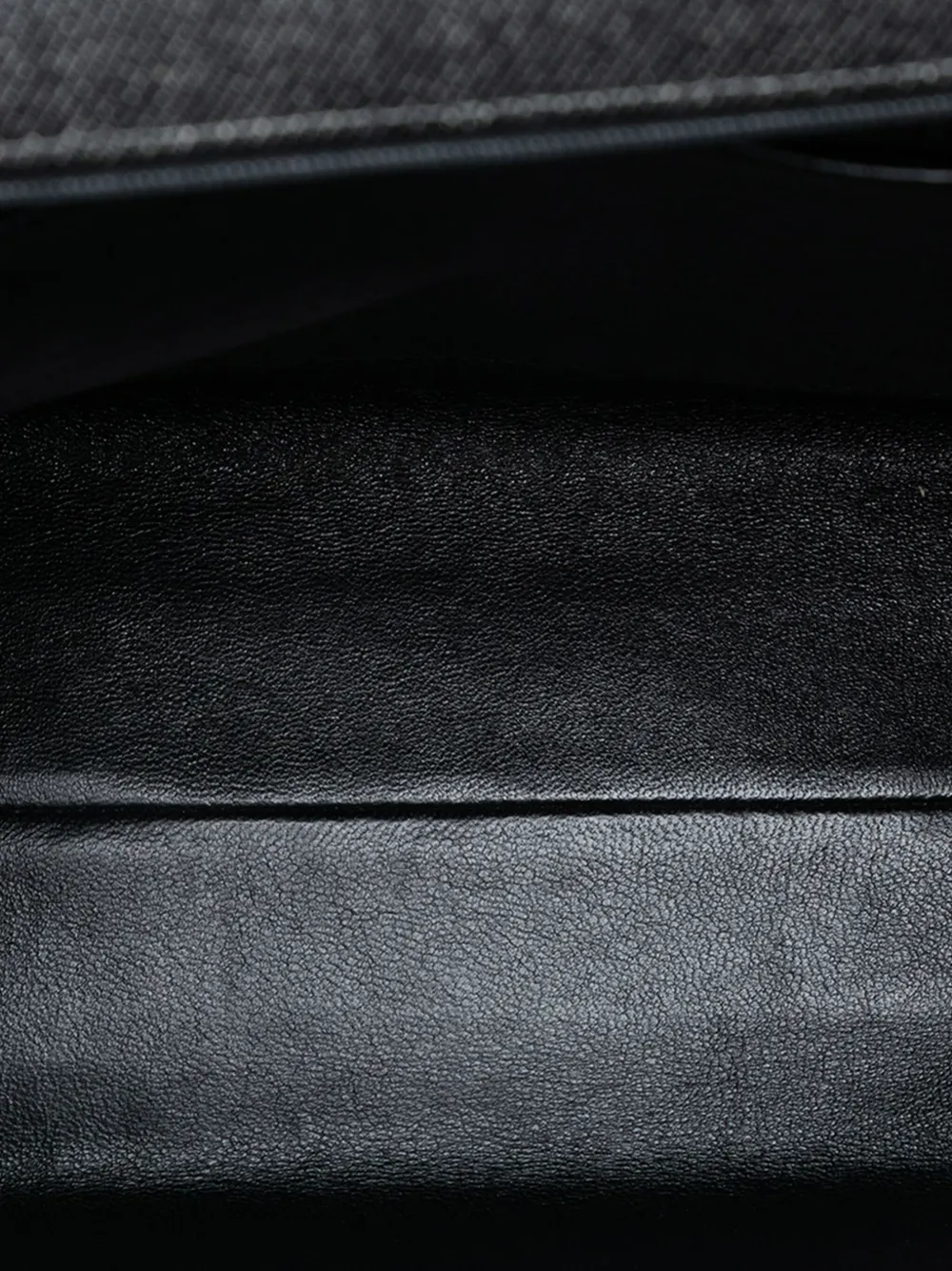Pre-owned Chanel 1997-1999 Cc Denim Kelly Top Handle Bag Handbag In Black