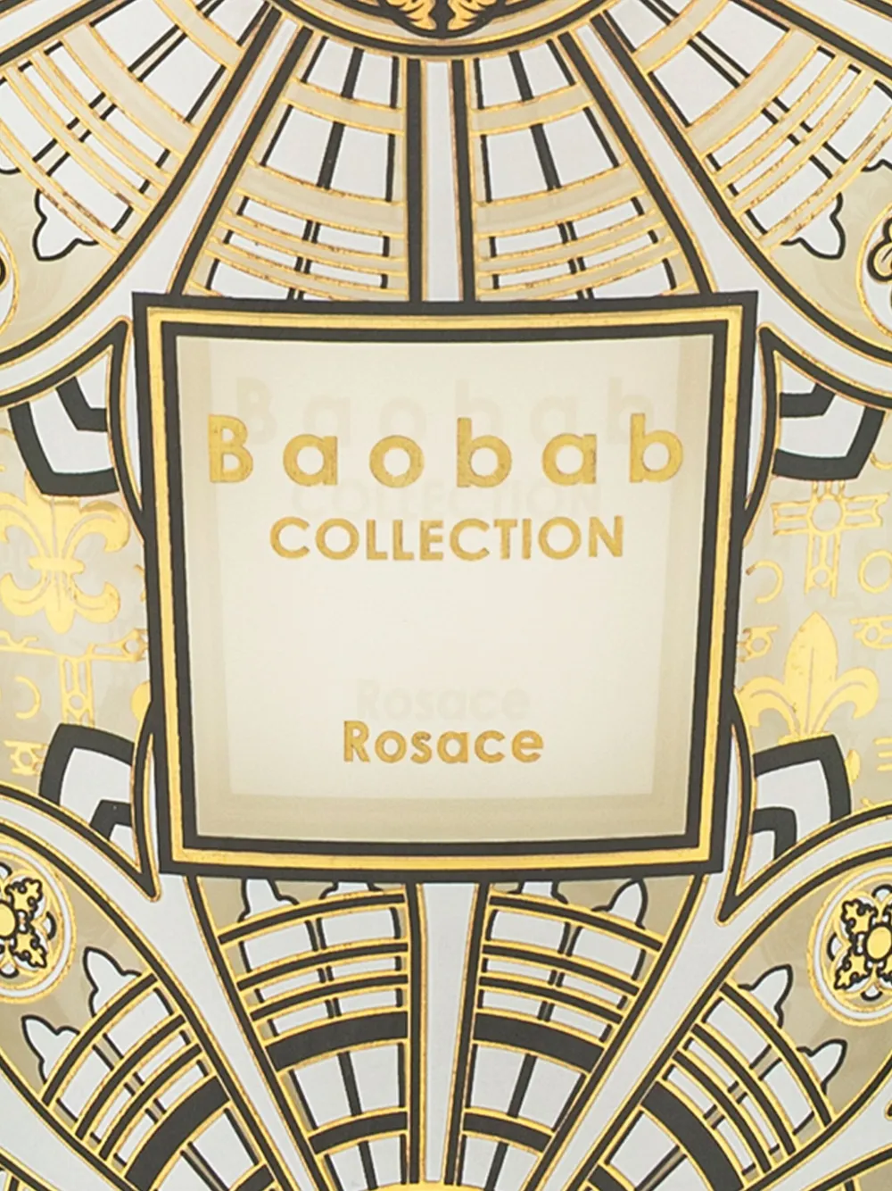Baobab Collection Rosace Candle (16cm) In Gold