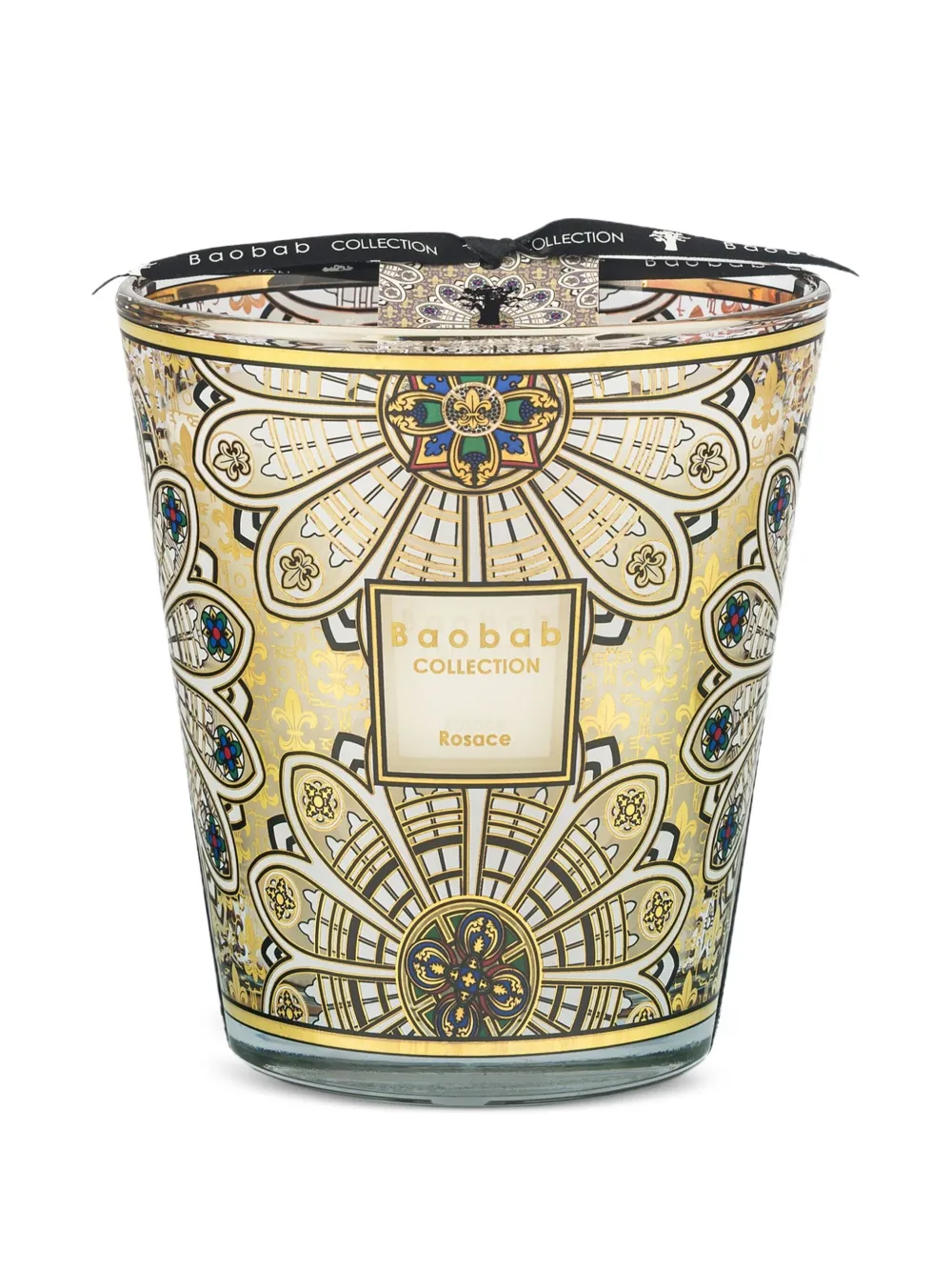 Baobab Collection Rosace kaars (16 cm) - Beige