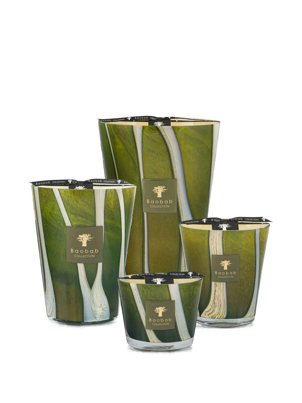 Baobab Collection Sherwood kaars (10 cm) - Groen