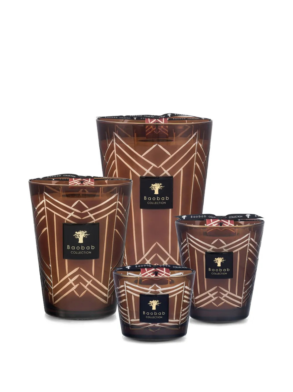 Baobab Collection Heritage Fontenay kaars (16 cm) - Bruin