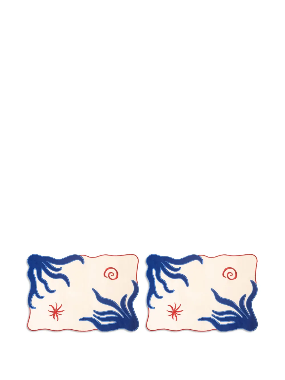 OCTAEVO Amalfi appliquéd placemat (set of two) | tons neutres | Image 1