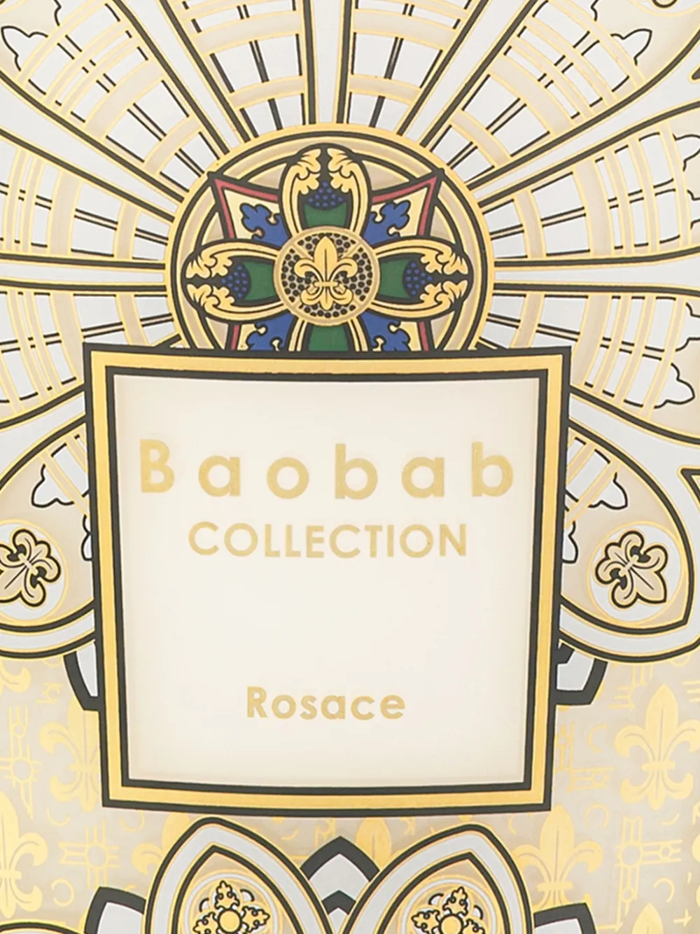 Baobab Collection Rosace Candle In Gold