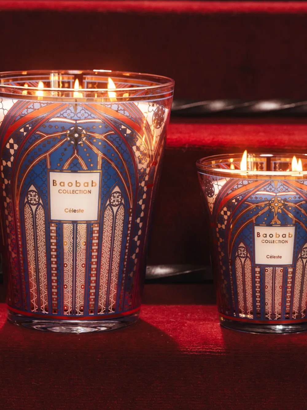 Baobab Collection Céleste Candle (16cm) In Multi